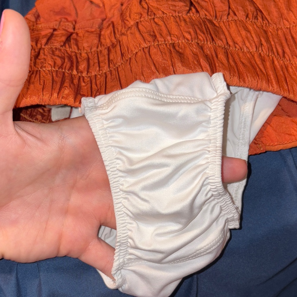 Dark Orange Freepeople Shorts - Picture 4 of 4